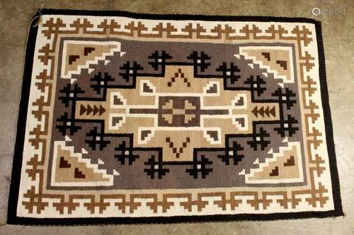 Navajo Grey Hills geometric textile