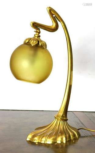 Art Nouveau style desk lamp