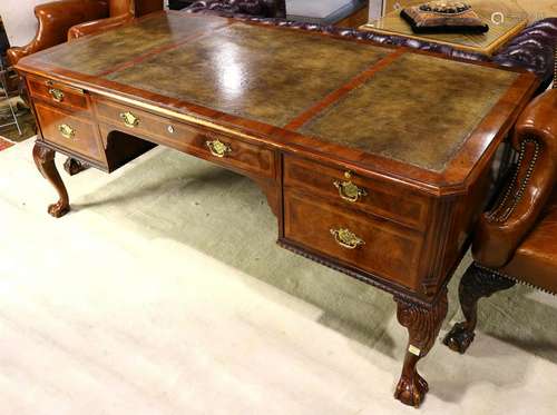 Baker Chippendale style writing desk