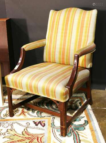 Chippendale style lolling chair