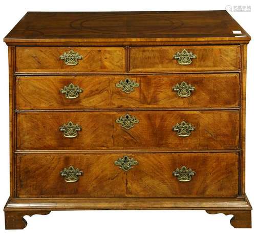 Queen Anne inlaid chest