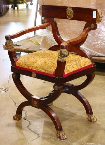 Continental hall chair circa 1840