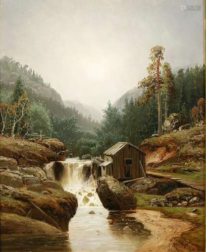 Painting, Albert Bierstadt