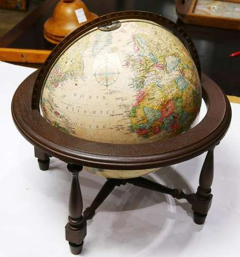 World globe on stand