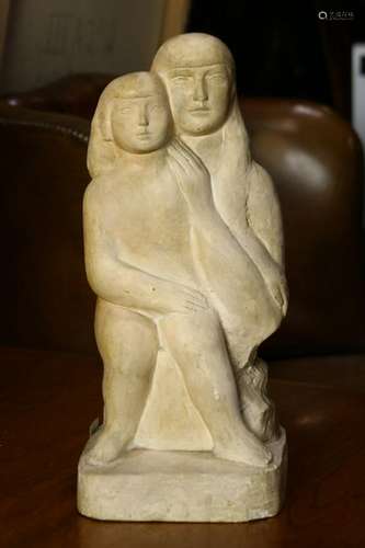 William Zorach, sculpture of Mother and Child