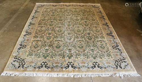 Sino Aubusson floral wool carpet