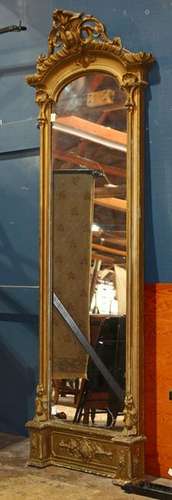 American Victorian gilt pier mirror circa 1860