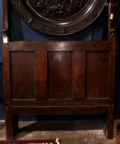 French Provincial oak bedframe, 18th century