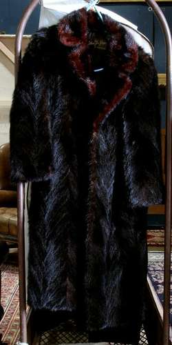 Long Millburn Fur Shoppe by Robert Gerber mink coat