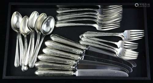 (lot of 29) Towle Chased Diana sterling silver