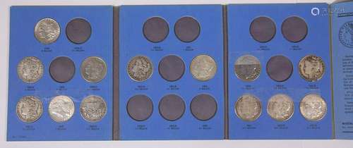 (lot of 4) Set of Morgan Silver dollars 4 albums