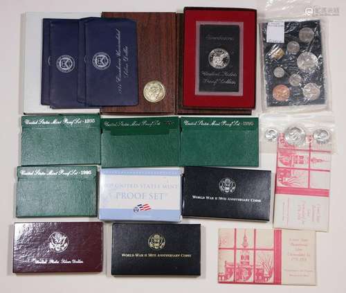 (lot of 31) (18) US Proof sets and Commemorative coin