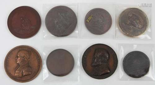 (lot of 8) Bronze medals