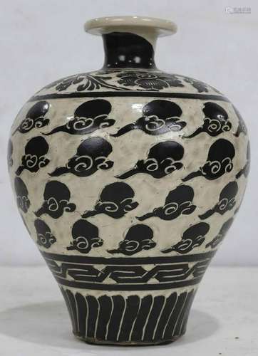 A  Chinese Cizhou Glazed Stoneware Jar