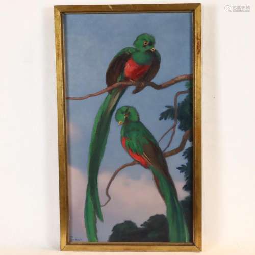 Bauer, Emil (1891-1960) - Paradiesvögel auf dem As…