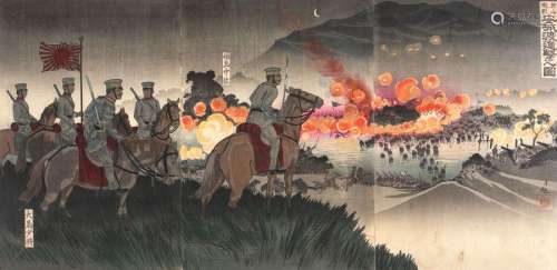 The Battle of Asan, crossing the Ansong river