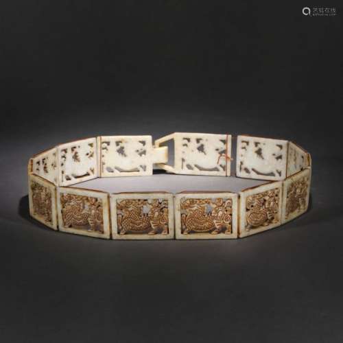 Soapstone belt with traditional motifs, the Republ…