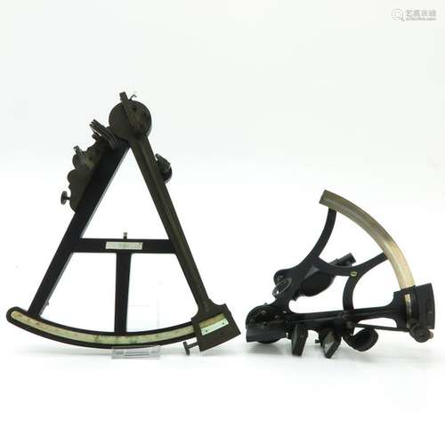 A 19th Century Sextant and Octant