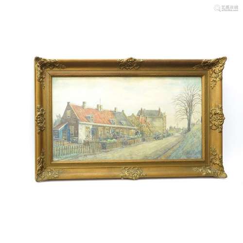 A Water Color Signed Eug. Rensburg