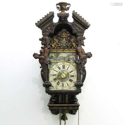 A Very Rare 18th Century Dutch Clock