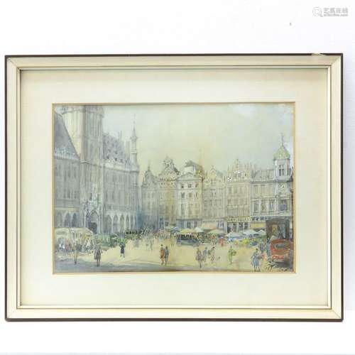 A Water Color Signed Frans Bakker