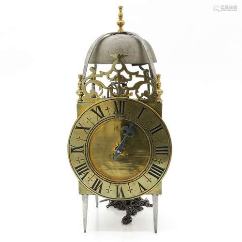 A 17th 18th Century French Lantern Clock