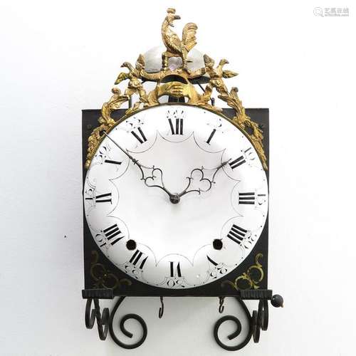 A 19th Century French Comtoise Clock