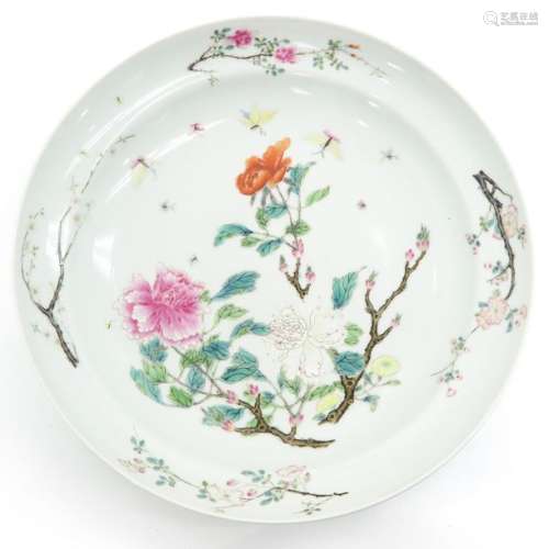 A Chinese Famille Rose Charger