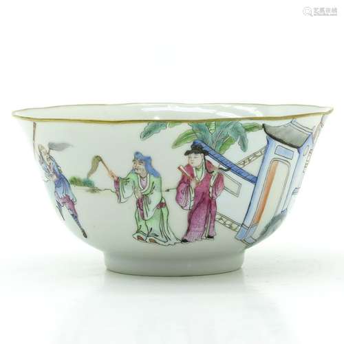 A Chinese Famille Rose Bowl