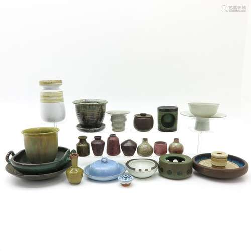 A Diverse Collection of European Pottery