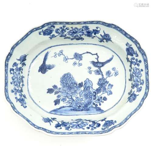 A Chinese Blue and White Serving Dish