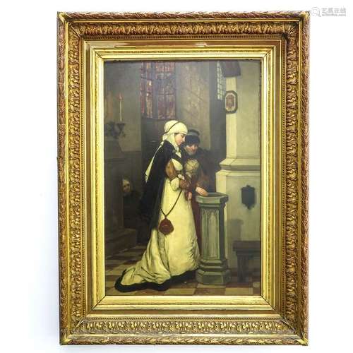 An Oil on Panel Signed Dumont 1879