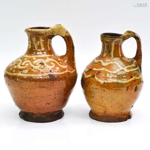 Two 17th Century Dutch Pottery Jugs