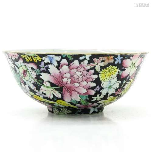 A Chinese Famille Noir Bowl