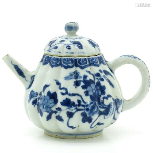 A Chinese Blue and White Teapot