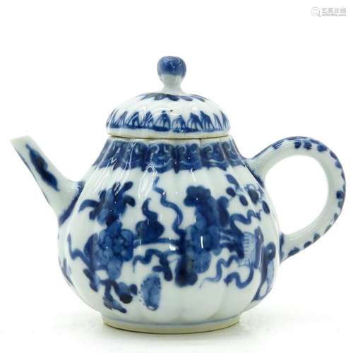 A Chinese Blue and White Teapot