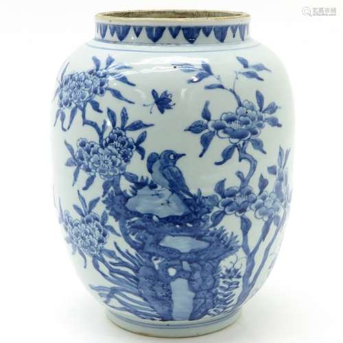 A Blue and White Vase