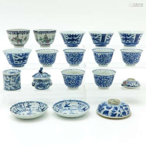 A Diverse Collection of Chinese Porcelain items