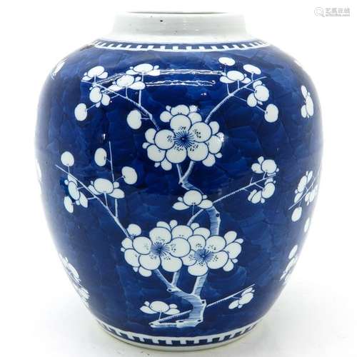 A Chinese Blue and White Ginger Jar