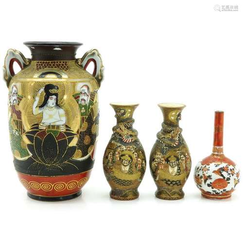 A Collection of Japanese Porcelain Vases