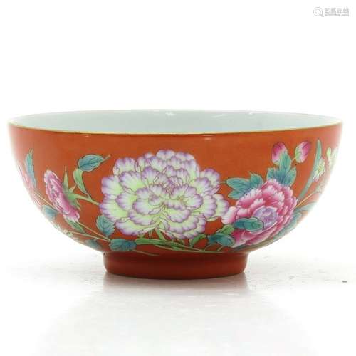 A Chinese Polychrome Decor Bowl