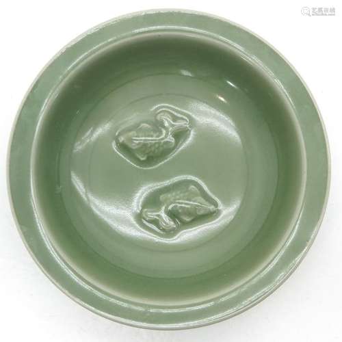 A Chinese Celadon Dish