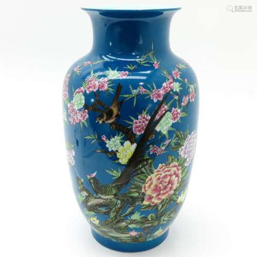 A Chinese Famille Rose Vase