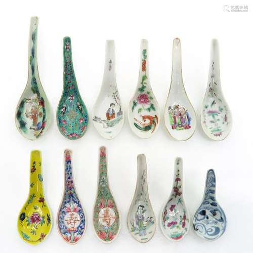 A Collection of Chinese Spoons