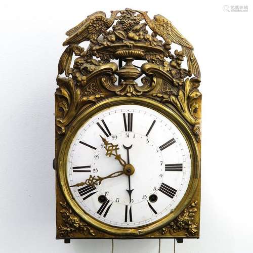 A 19th Century French Comtoise Clock