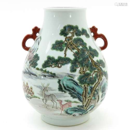 A Chinese Hu Vase