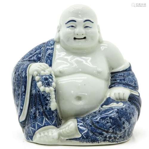 A Chinese Blue and White Buddha