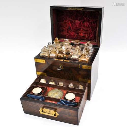 A Very Rare Traveling Apothecary Box Circa 1800