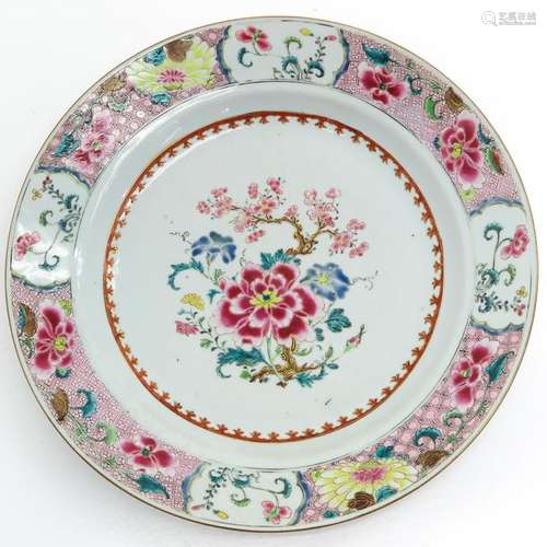 A Chinese Famille Rose Charger