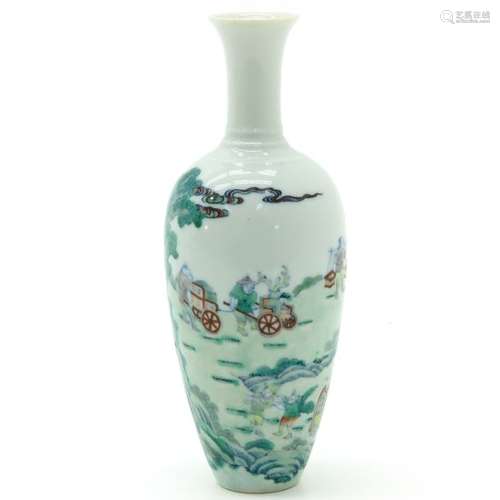 A Chinese Doucai Decor Vase